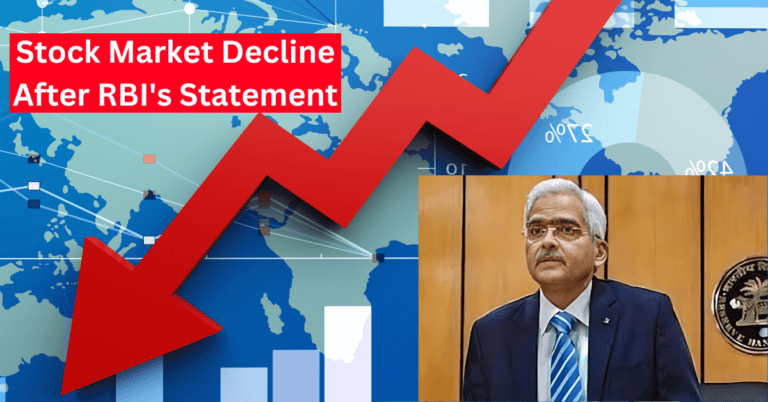 Reason Behind Today’s Stock Market Decline After RBI’s Statement