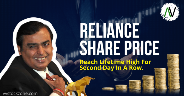 Reliance Share Price Reach Lifetime High For Second Day In A Row.